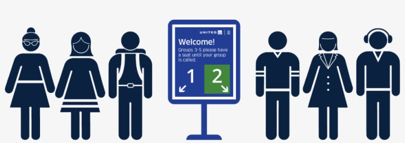 United Airlines Changes Boarding Policy - New United Boarding Process, transparent png