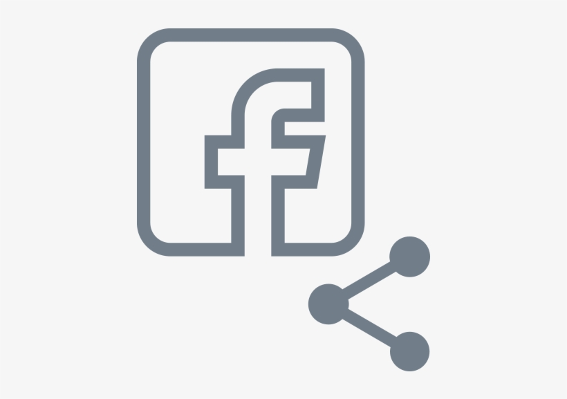 Share On Facebook - Facebook Icon Noun Project, transparent png