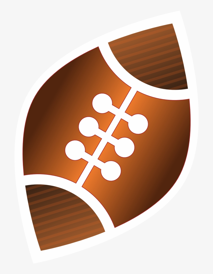 Abstract Football 555px - Clip Art, transparent png
