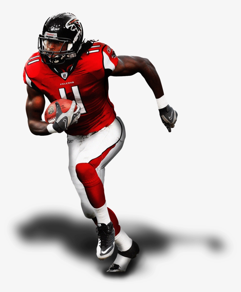 Julio Jones In Falcons Uniform, transparent png
