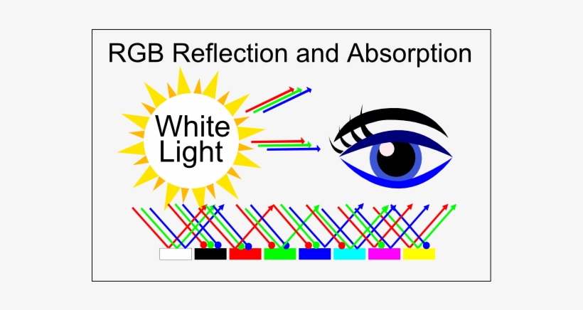 The Same Diagram Broken Out More - Reflection Of Lighting Color Cmy, transparent png