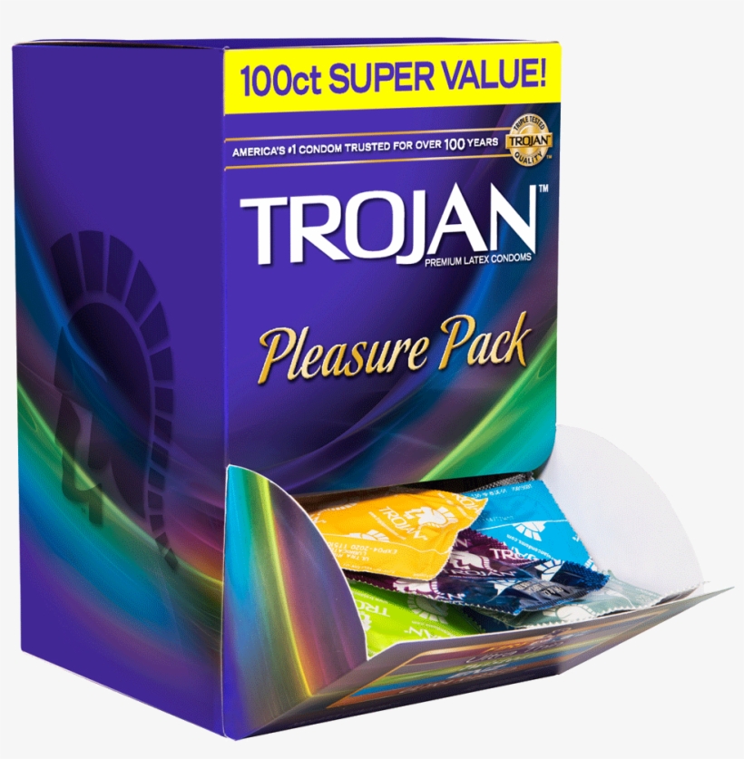 Png Images, Pngs, Condom, Condoms, Durex, (id 36306) - Trojan Condom Pleasure Pack Lubricated, 36 Count, transparent png