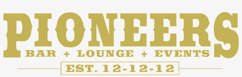 Pioneers Logo Est - Pioneers Bar Logo, transparent png