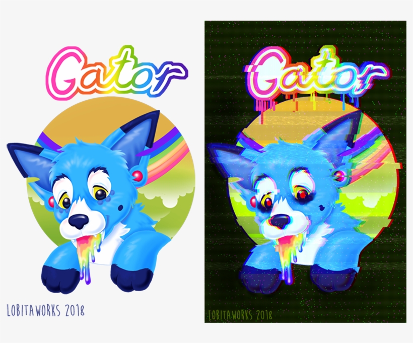 Lisa Frank Badge - Cartoon, transparent png