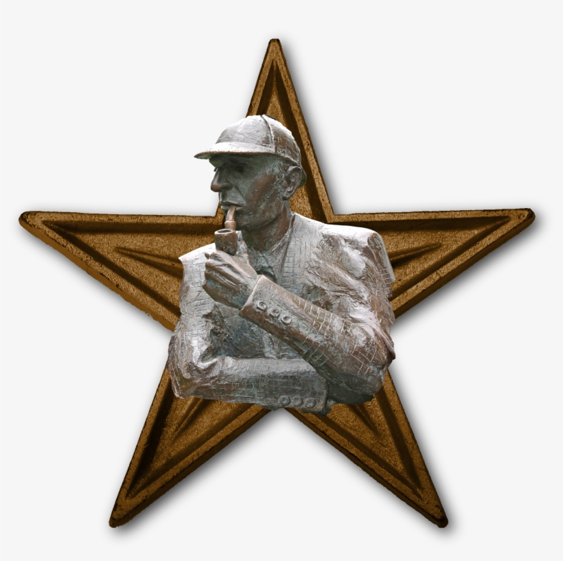 Sherlock Holmes Barnstar - Hammer Sickle Red Star, transparent png