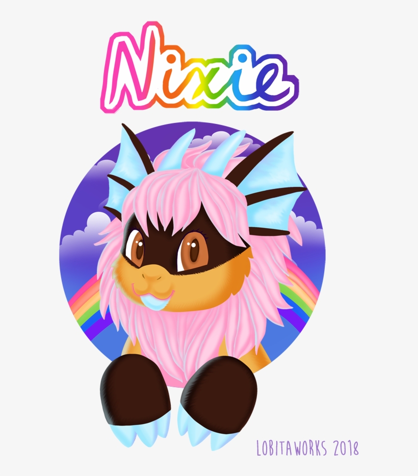 Another Batch Of Lisa Frank/glitch Badges Finished - Cartoon, transparent png