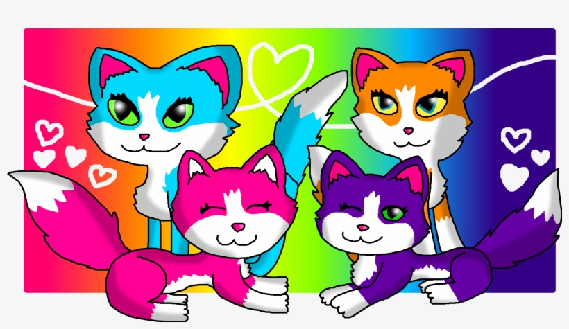 The Cats Of Lisa Frank - Cat, transparent png