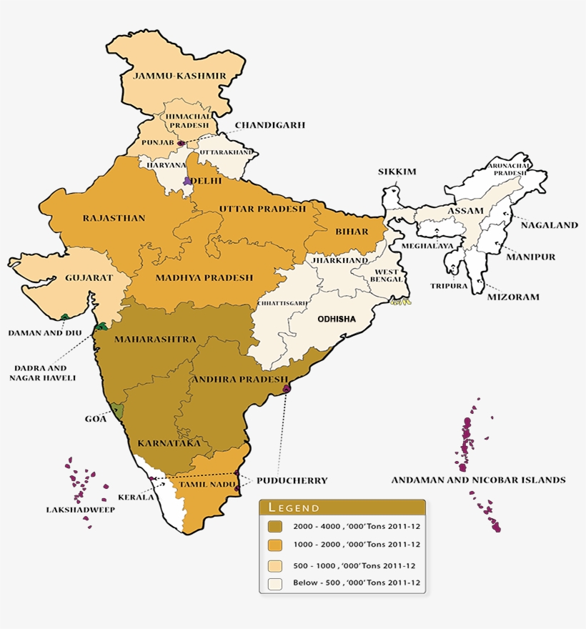 Maize Cultivation In India Map - Maize Production In India, transparent png