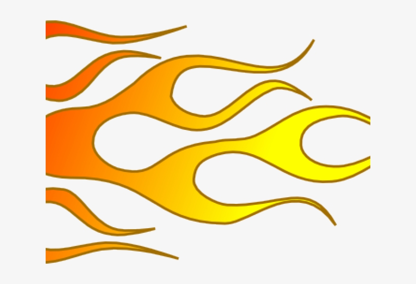 Flame Clipart Hot Rod - Hot Rod Flames Clip Art, transparent png