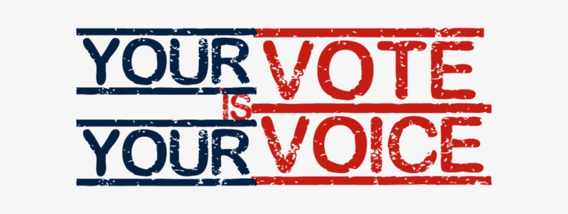 Yes, Your Vote Counts - Your Vote Is Your Voice, transparent png
