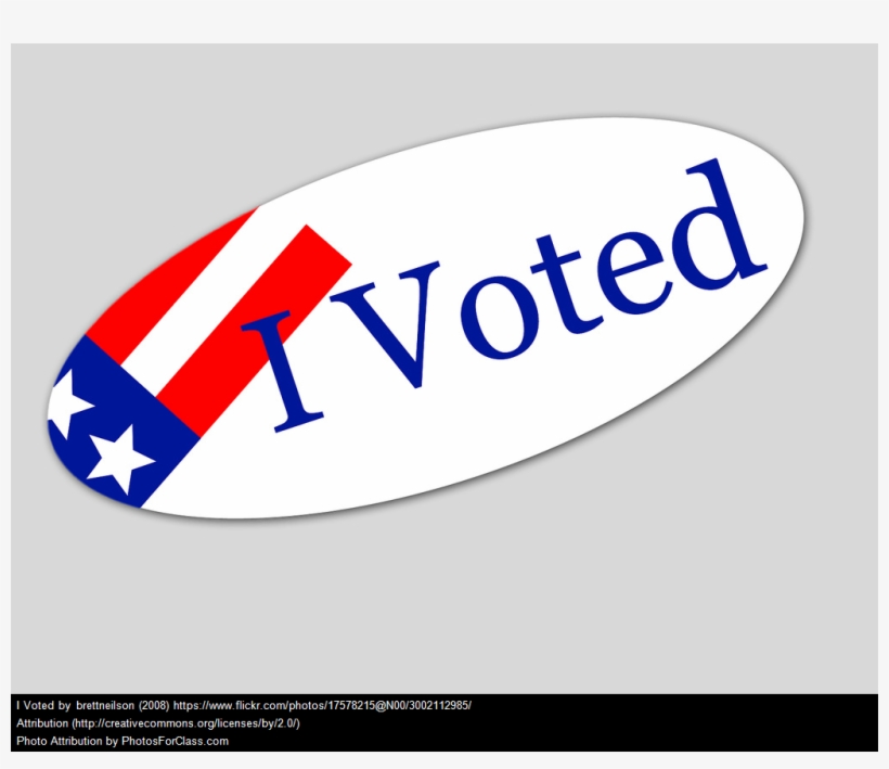Election Day Virtual Phone Banks To Battleground Districts - Printable I Voted Sticker, transparent png