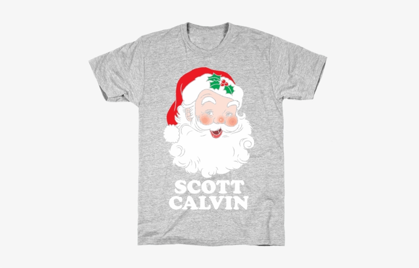 Scott Calvin Is Santa Mens T-shirt - Tank Top Tank Top Top T-shirt: Funny T-shirt From Lookhuman., transparent png