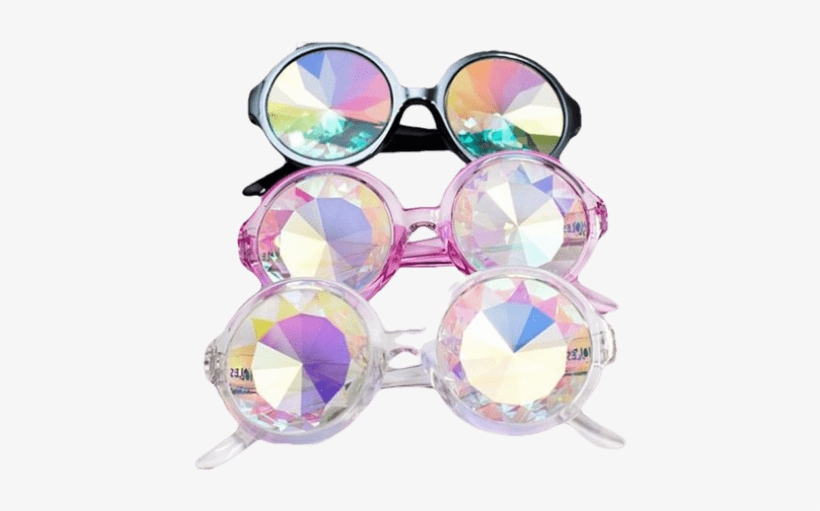 Itgirl Shop - Kaleidoscope Glasses, transparent png