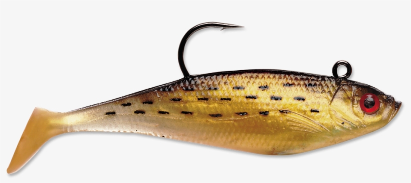 Storm Wildeye Swim Shad - Storm Wildeye Swim Shad 3" Golden Mullet 1/4 Oz., transparent png