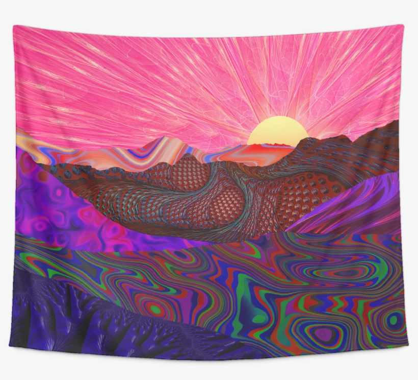 Trippy Trek Tapestry, transparent png