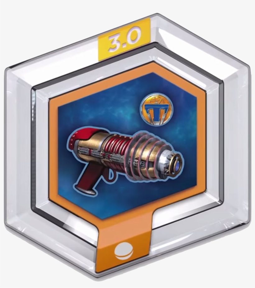 The Retro Ray Gun Power Disc - Disney Infinity General Grievous Disc, transparent png