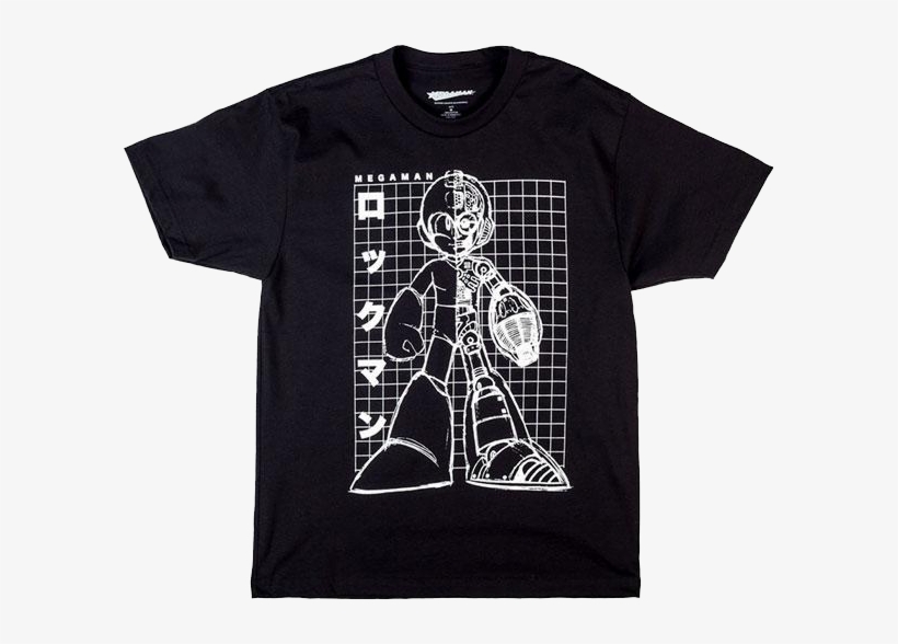 Mega Man Grid Tee - Hong Kong Souvenir T Shirts, transparent png