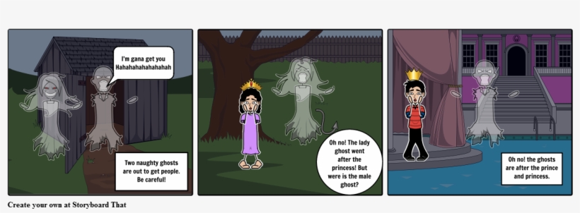 The Two Naughty Ghosts - Cartoon, transparent png