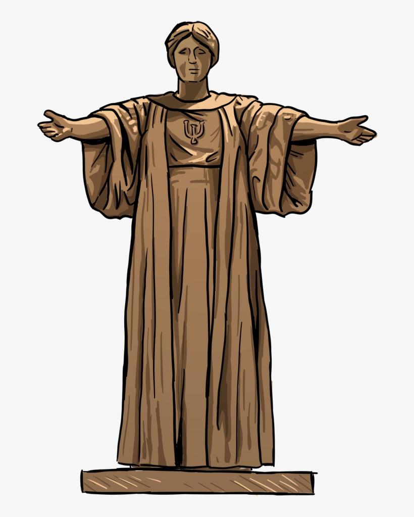 Illinois Alma Mater Drawing, transparent png