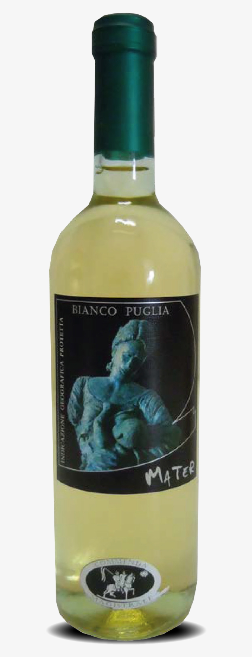 Mater Bianco Puglia Igp - Wine Bottle, transparent png