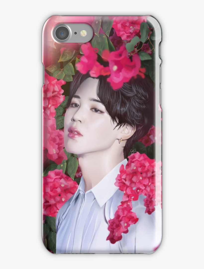 Jimin Iphone 7 Snap Case - Bts Jimin Flowers, transparent png