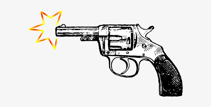 Clipart Gun Shooting - Gun Bang Clipart - 600x336 PNG Download - PNGkit
