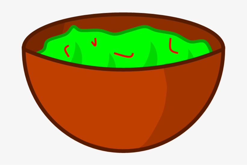 Guacamole - Bowl Of Guacamole Clipart, transparent png