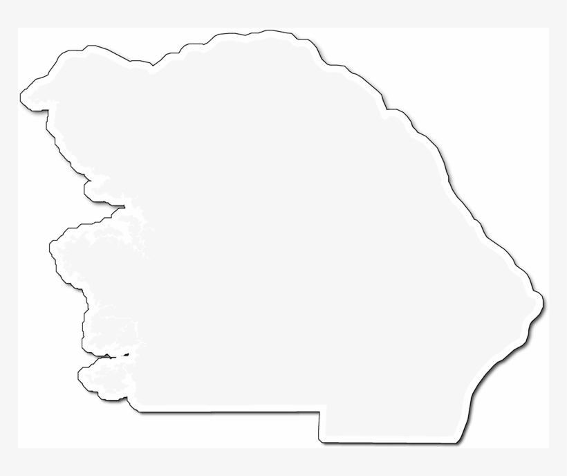 A Map Of Citrus With An Outer Shadow Around The Map - Map, transparent png