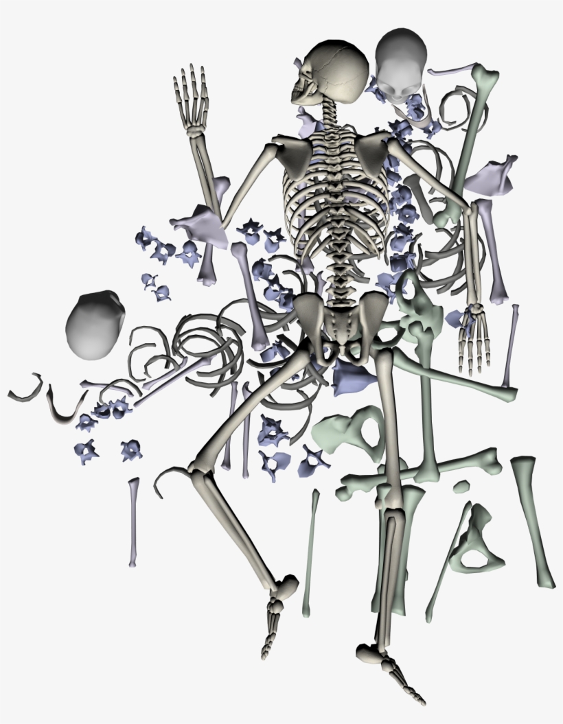 Bone Pile Top Down View Dd, Dungeon Maps, Bones, Objects, - Pile Of Bones Token, transparent png