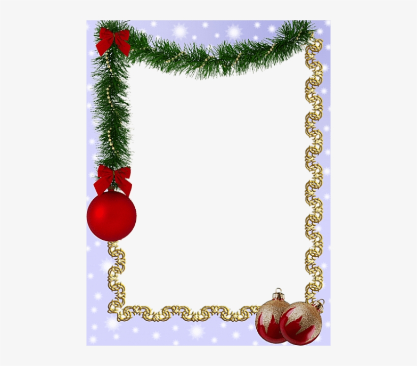 Frame-88 - Esferas Navideñas Png Marcos, transparent png