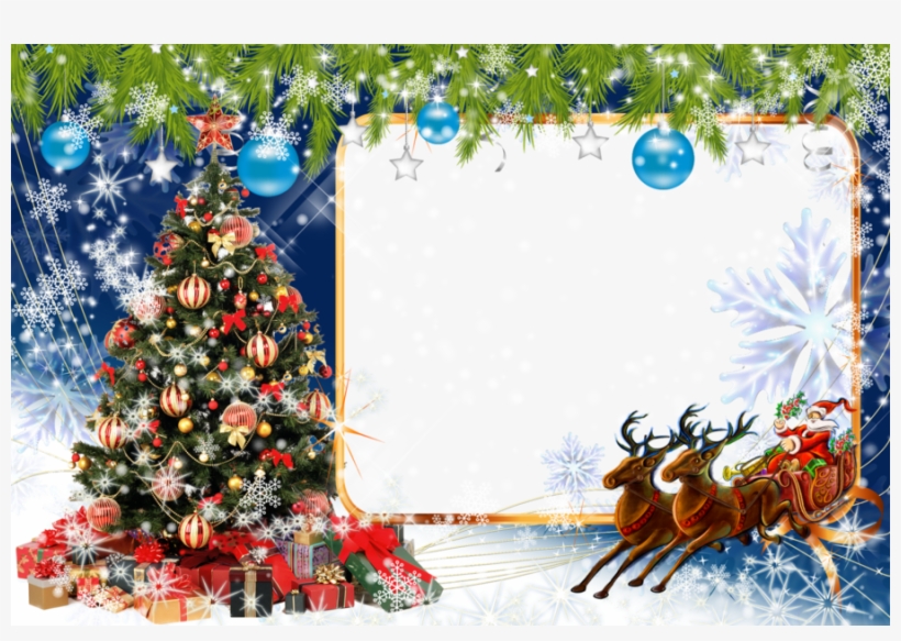 Download Merry Christmas Jpg Frame Clipart Christmas - Merry Christmas Foto Frame, transparent png