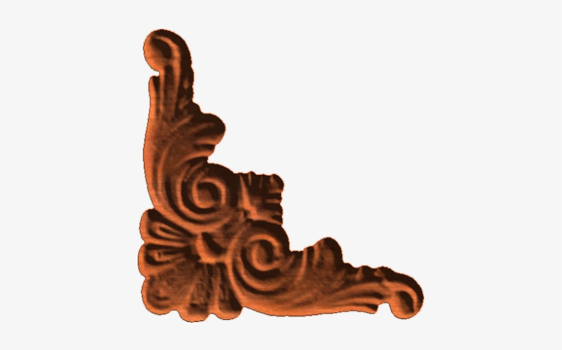 Corner-141 - Carving, transparent png