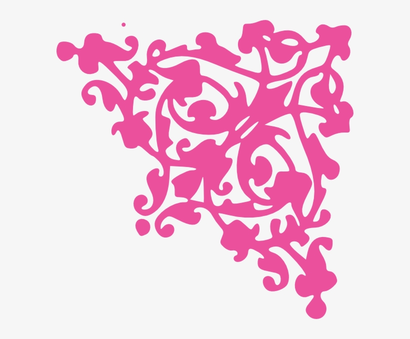 Damask Clipart Corner - Anne Kristin Sydnes, transparent png