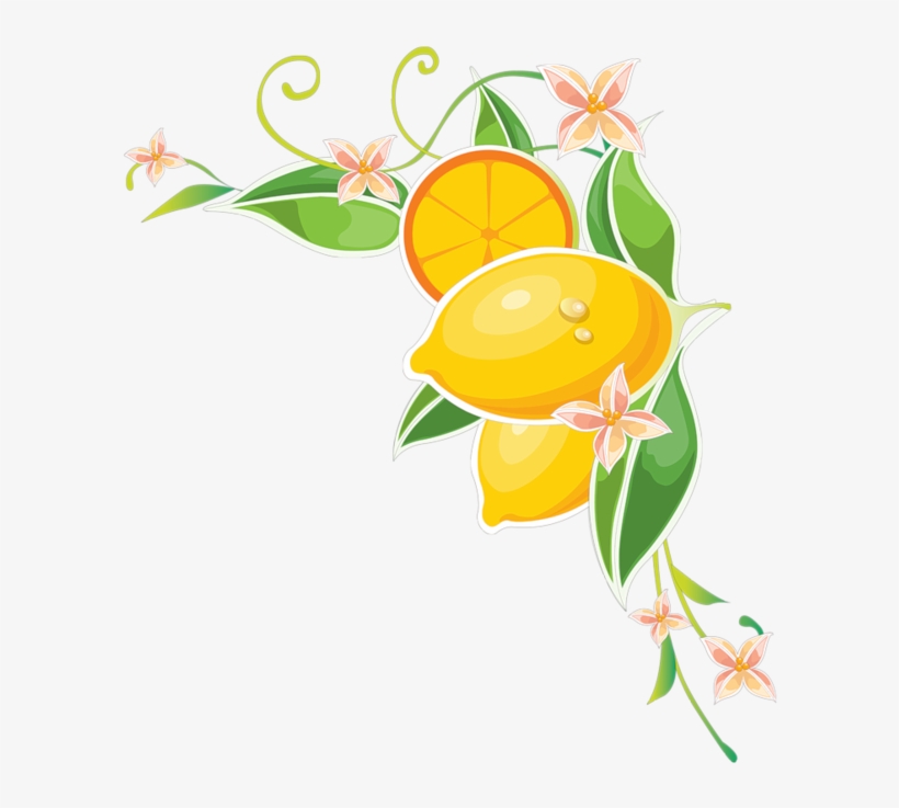 Tubes Bordures,tubes Coins,corners - Flower Wall Mural - Bright Yellow, transparent png