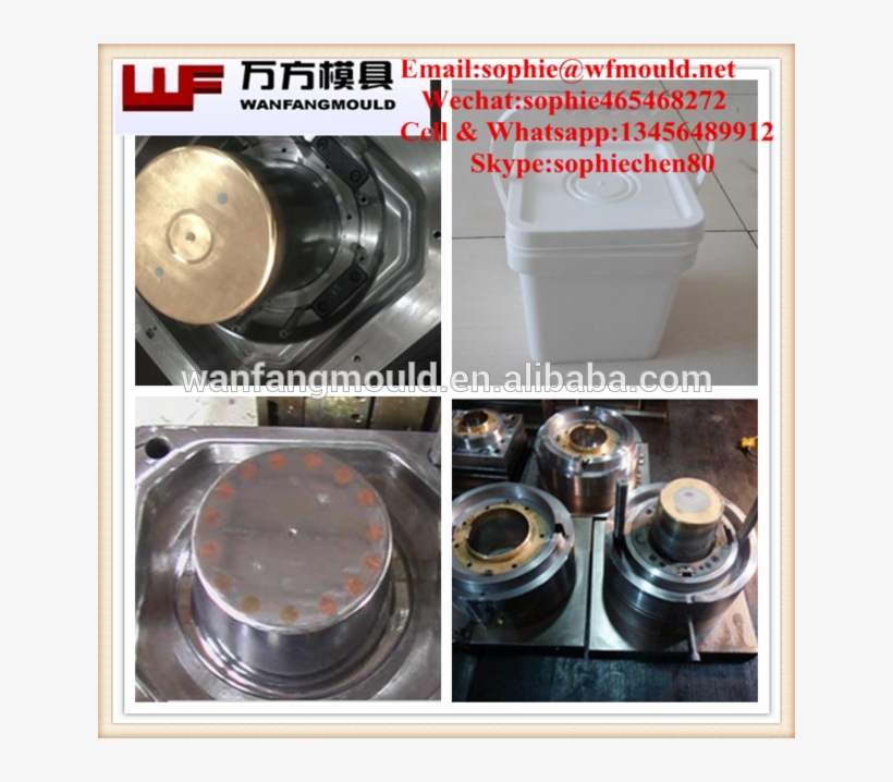 Plastic Paint Bucket Mould/oem Custom Design Plastic - Bucket, transparent png