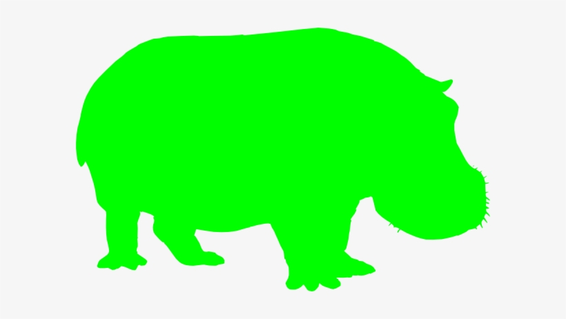 How To Set Use Green Hippo Clipart, transparent png