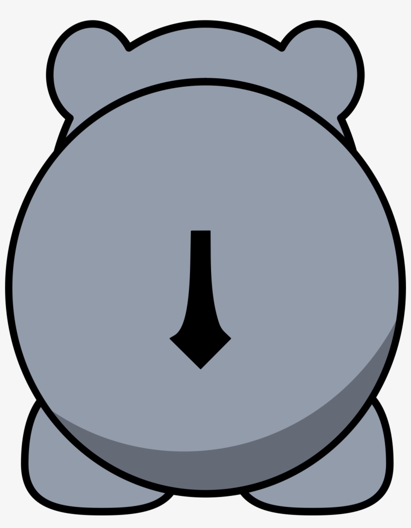 This Free Icons Png Design Of Hippo Back, transparent png