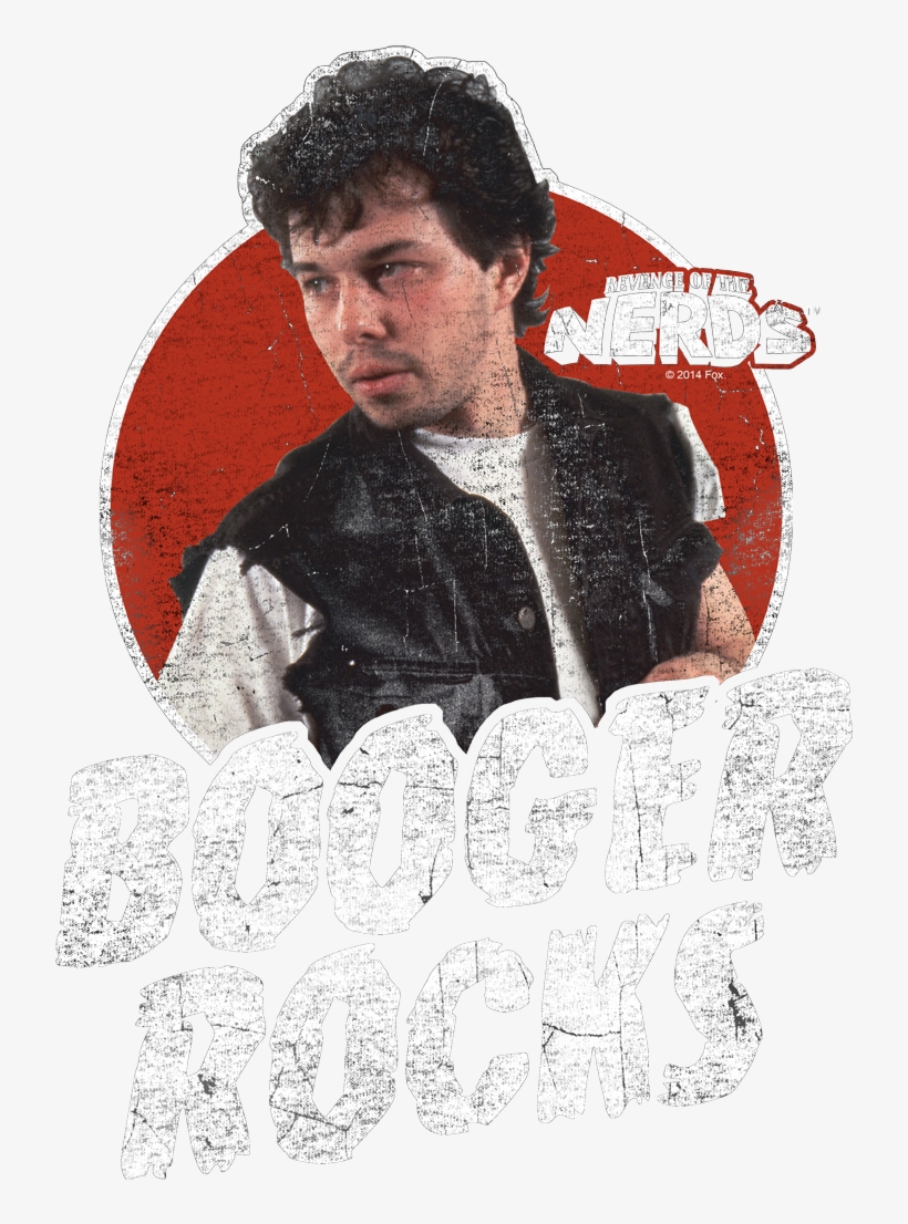 Revenge Of The Nerds Booger Rocks Men's Ringer T-shirt - Revenge Of The Nerds, transparent png