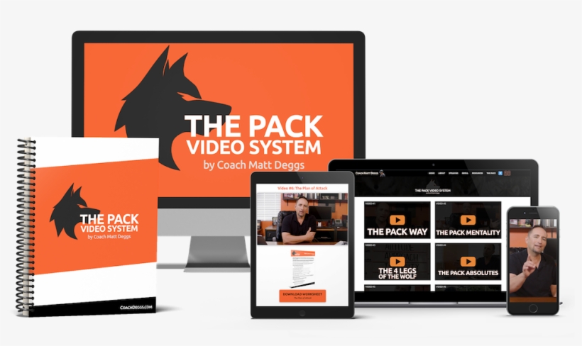 The Pack Video System Includes Nearly 3 Hours Of Coach - Online Advertising, transparent png