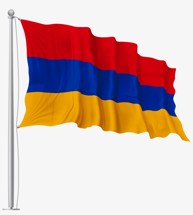 Armenia Waving Flag Png Image, transparent png