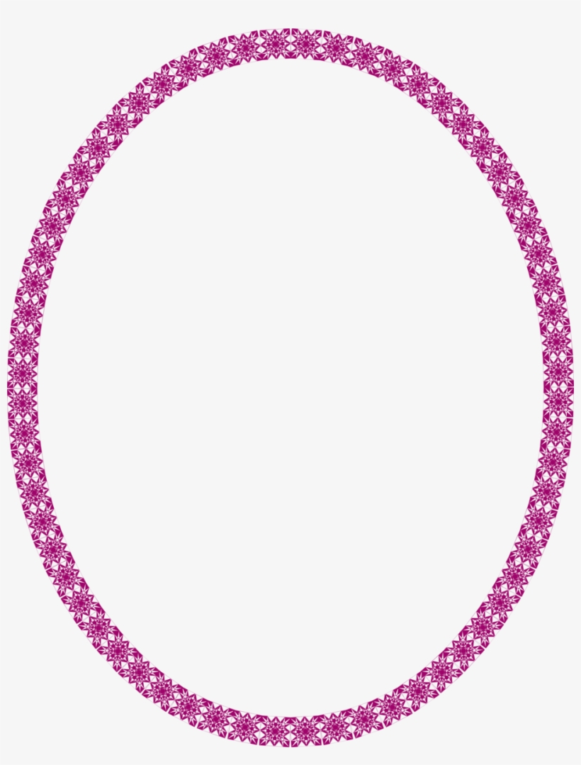 Purple Swirl Border Clip Art For Kids - Emerald Long Necklace, transparent png