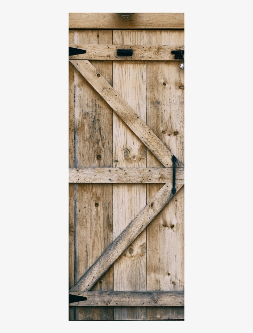 Wooden Barn Door Mural Textures Eazywallz - Transparent Barn Door Png, transparent png