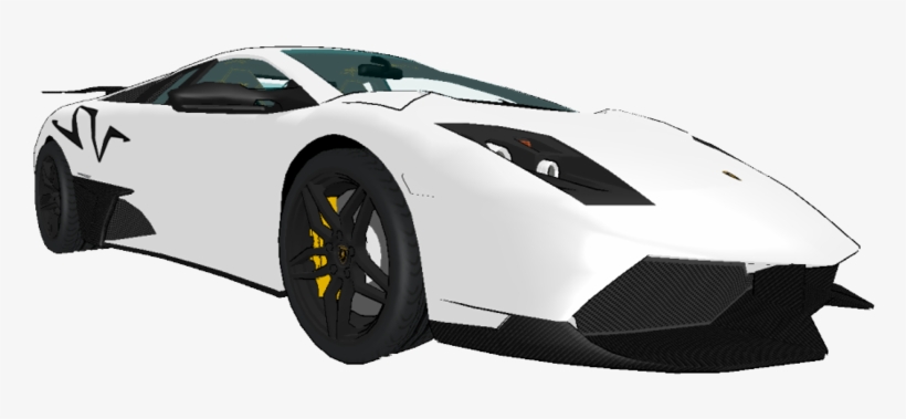 Lamborghini Drawing Diablo - Lamborghini Murcielago Sv Png, transparent png