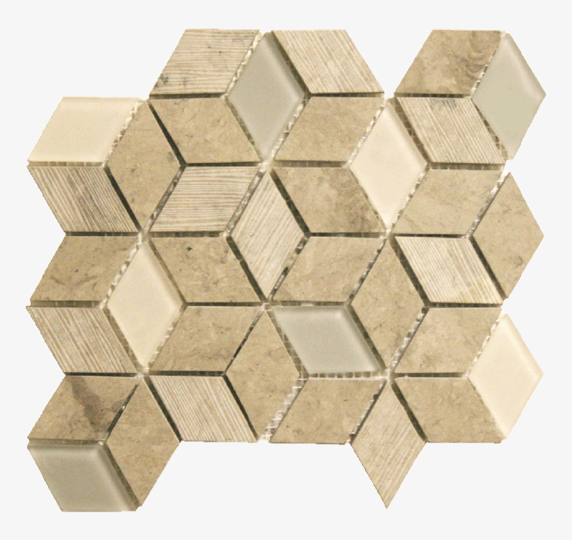 Cube Glass/stone/wood Texture Blend - Tile, transparent png