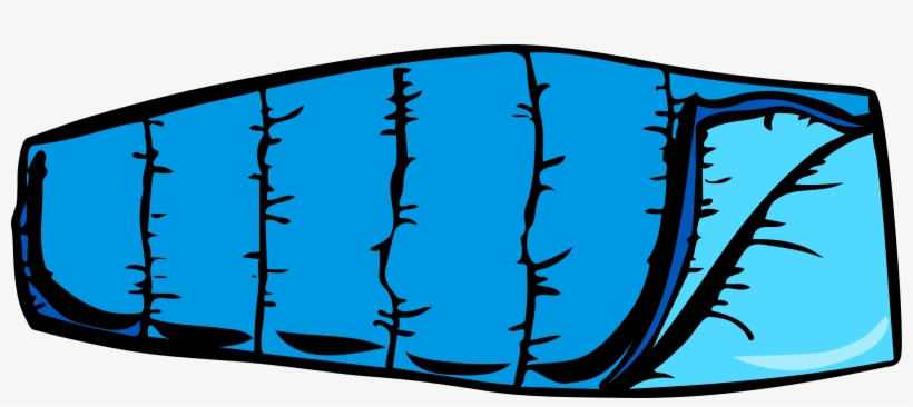 This Free Icons Png Design Of Blue Sleeping Bag, transparent png