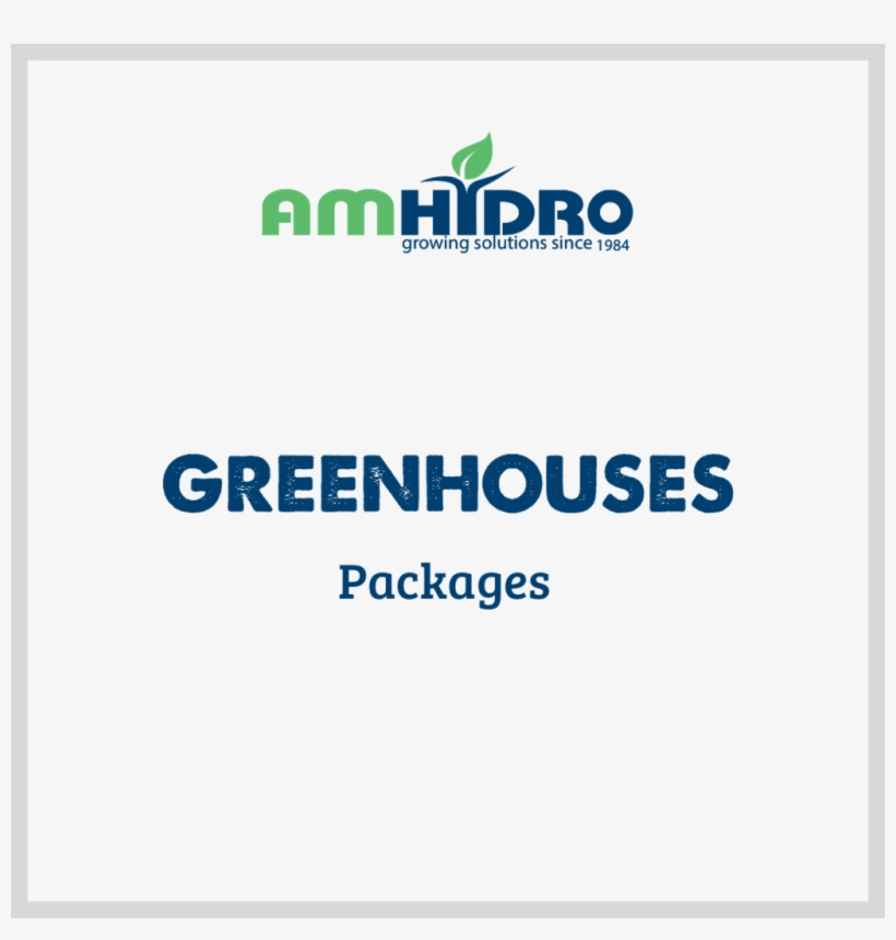 Amhydro Greenhouses Packages - Nutrient Film Technique, transparent png