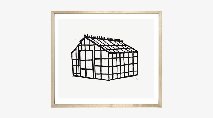 Greenhouse - Linocut, transparent png
