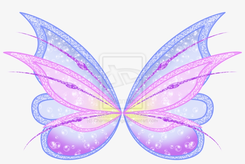 Harmonix Wings For Dazzlingwinxgirl By Charmedwings - Winx Club Fairy Wings Transparent, transparent png