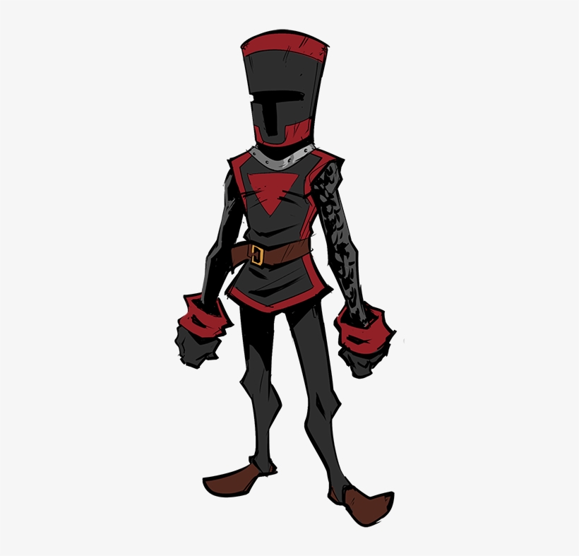 Cartoon Black Knight, transparent png