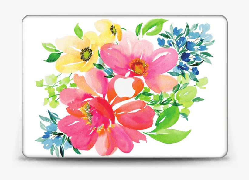 Floral Spring - Apple Macbook Air (13", Mid 2017), transparent png